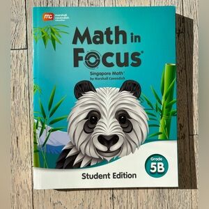 NEW Math in Focus Student Edition 5B Workbook